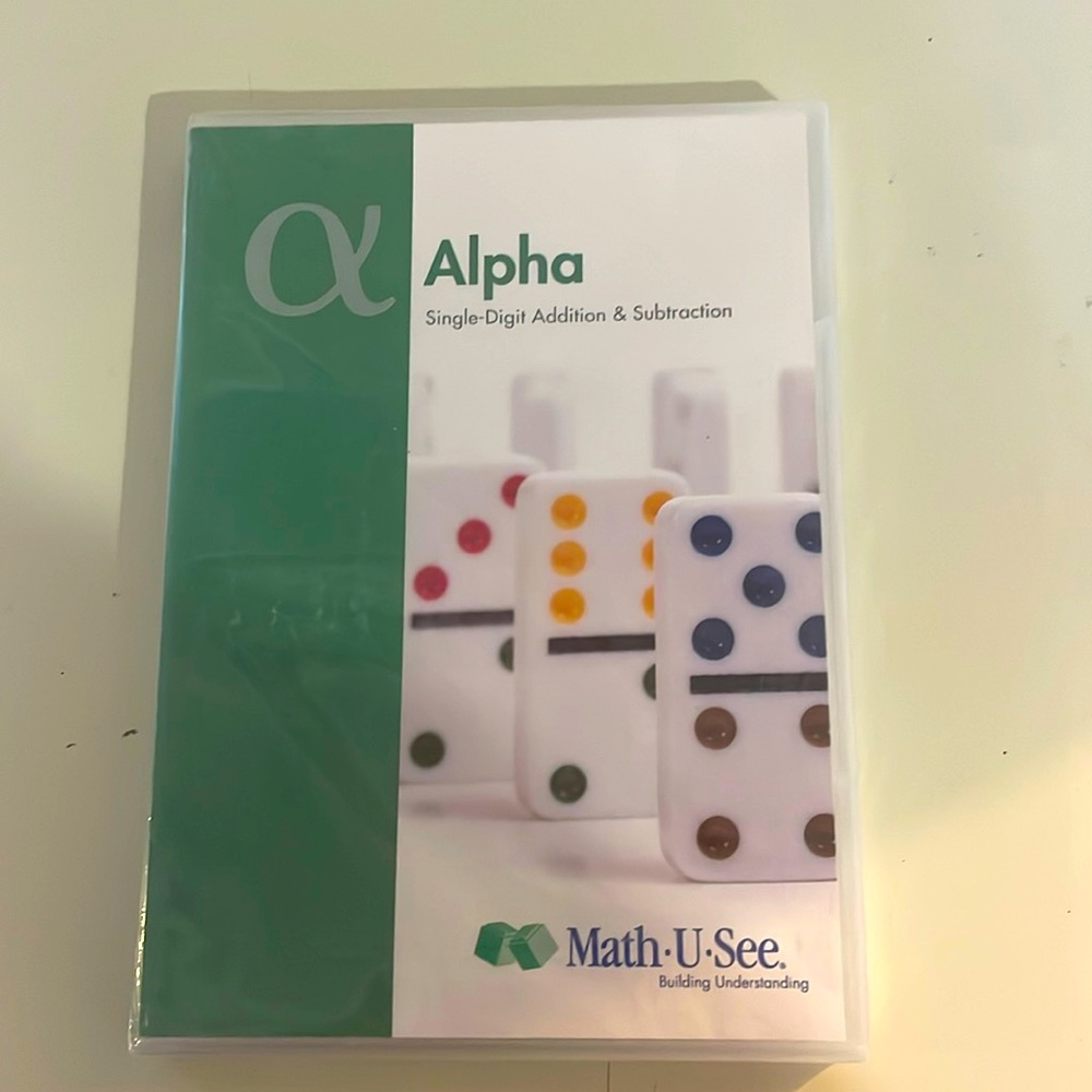 Math-u-see alpha single digit addition and subtraction
